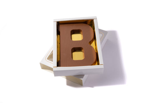 Chocoladeletter B per 8 stuks 4,50 per stuk